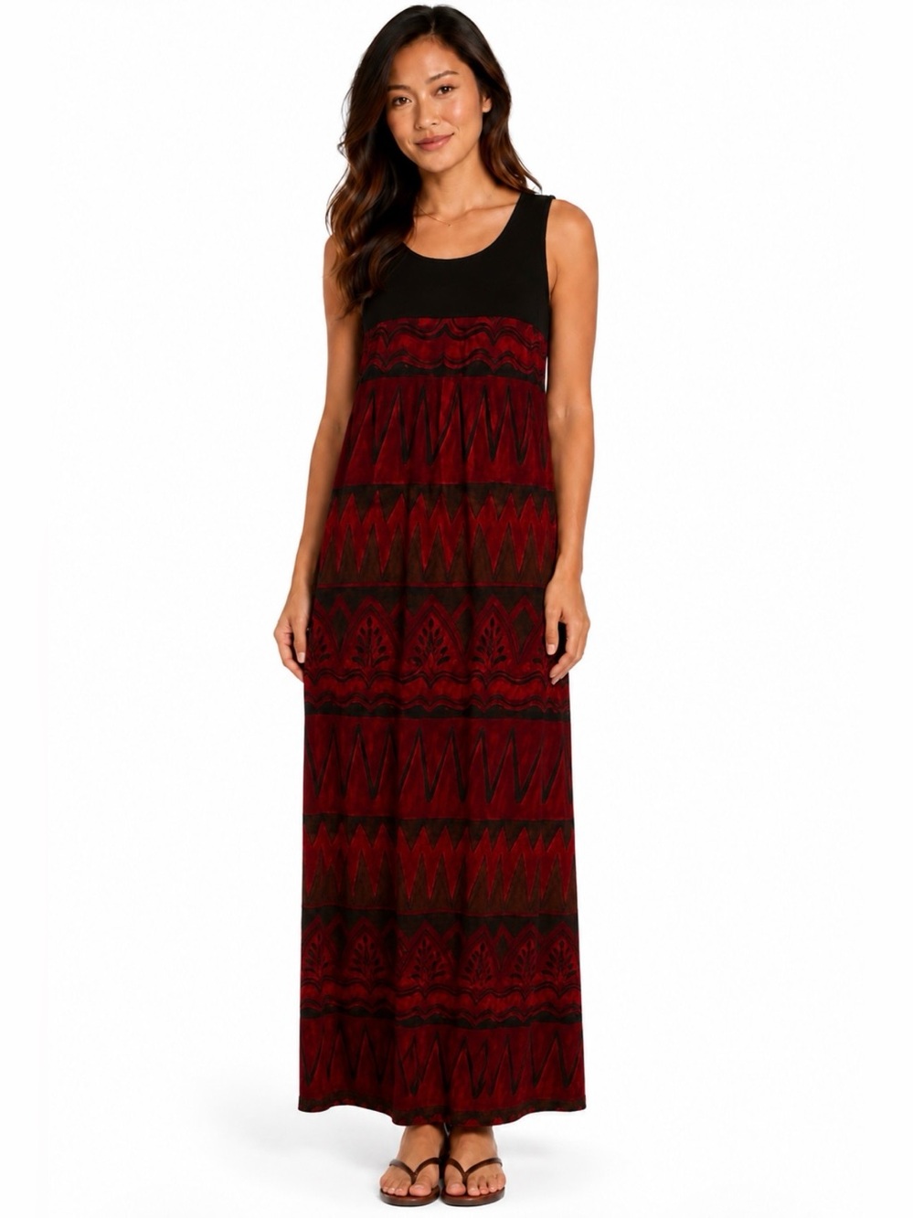 Vintage Carole Little maxi dress